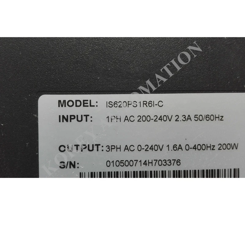 В наличии Сервопривод мощностью 0 2 кВт IS620PS1R6I-C