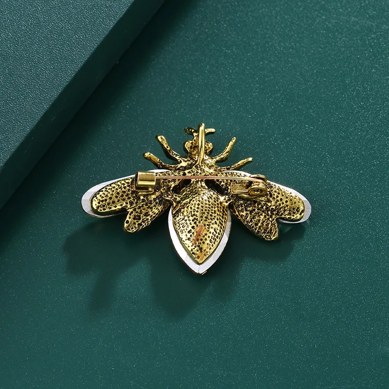 Женская модная брошь в виде пчелы со стразами роскошные изысканные ювелирные