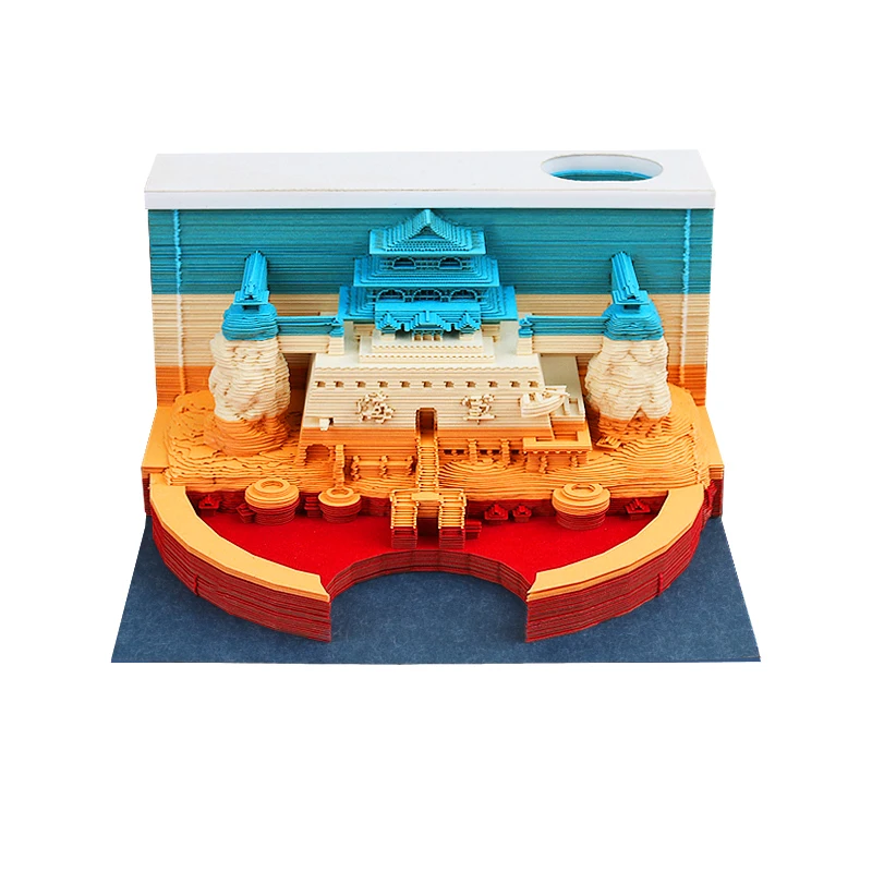 

Omoshiroi Block 3D Notepad Navy Headquarters 155Sheets 3D Memo Pad Anime 3D Cube Block Notes Cute Note Paper Kids Birthday Gift