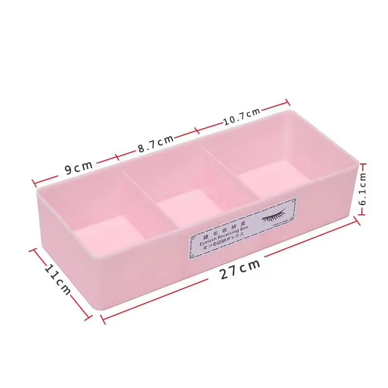 Large Eyelash Storage Case False Eyelashes Eyelash Extension Tool Organizer For Eyelash Extension Tweezer Case Makeup Tools Box images - 6