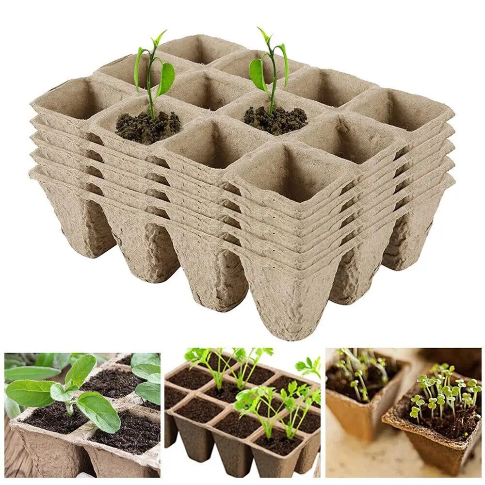 

Home Professional Nursery Pots For Gardening Bonsai Plant Flower Grow Box Seedling Start Trays Propagation Germination