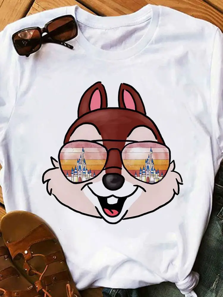 

Cute Toy Story Piggy Bank New Summer Tshirt Funny All-Match Short Sleeve Top Women Disney Wearing Sunglasses Series T-Shirt