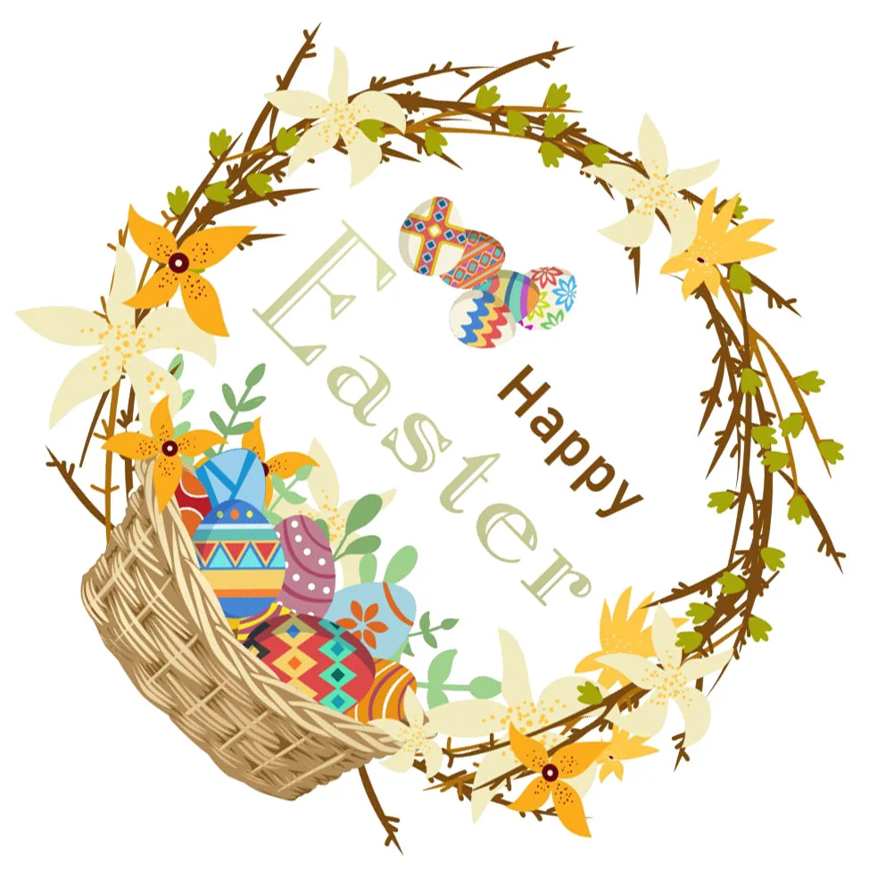 

Easter Sticker Window Stickers Wall Showcase Decals Cute Decal Adhesive Self Mural Fridge Decorationsvinyl Removable Holiday