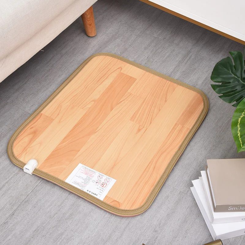 

Carbon Crystal Floor Heating Mat Mobile Small Electric Blanket Office Warm Foot Pad 50 * 60CM Heating Carpet Mat
