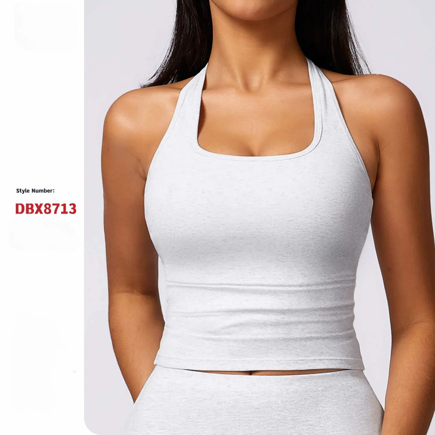 Спортивный бюстгальтер с лямкой на шее ударопрочный жилет для бега тренировок