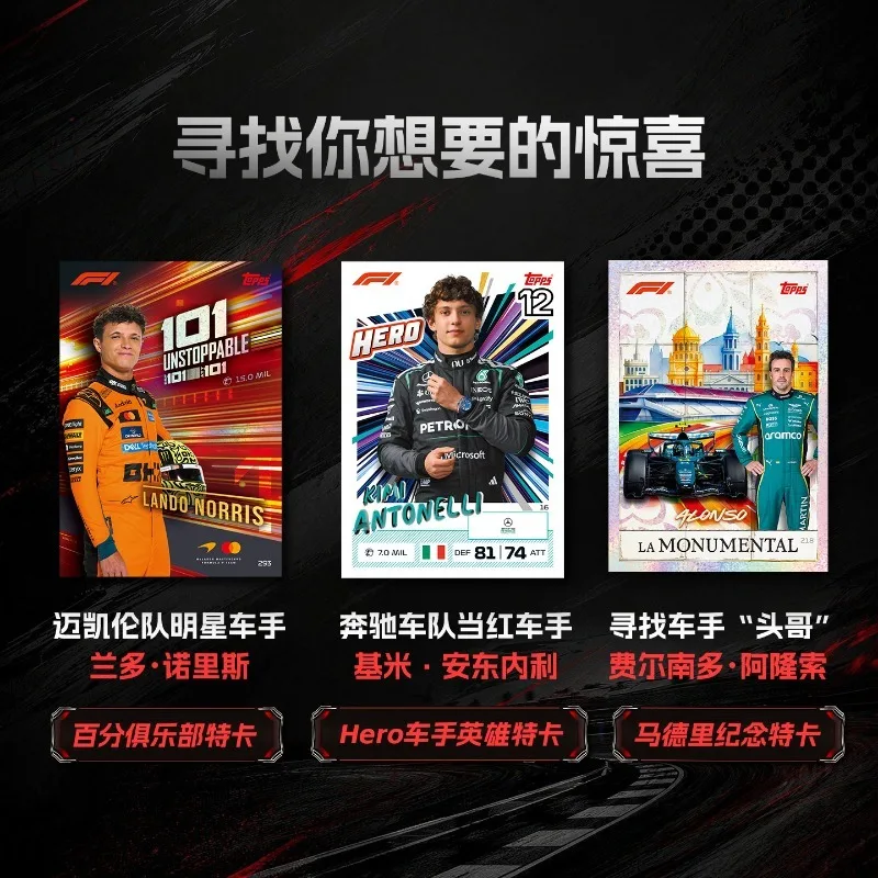 Фото Официальный набор коллекционных карточек Topps Turbo Attax F1 Formula 1 Racing 2026 года, премиум-класса, в запечатанной упаковке, для автоспорта, подарок на день рождения или праздник №2