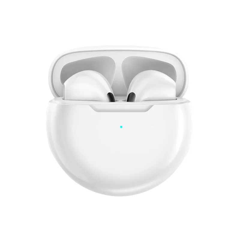 

Беспроводная Bluetooth-гарнитура J6 2022 TWS, Спортивная бинауральная стереогарнитура PRO6 с шумоподавлением, мини-круглая