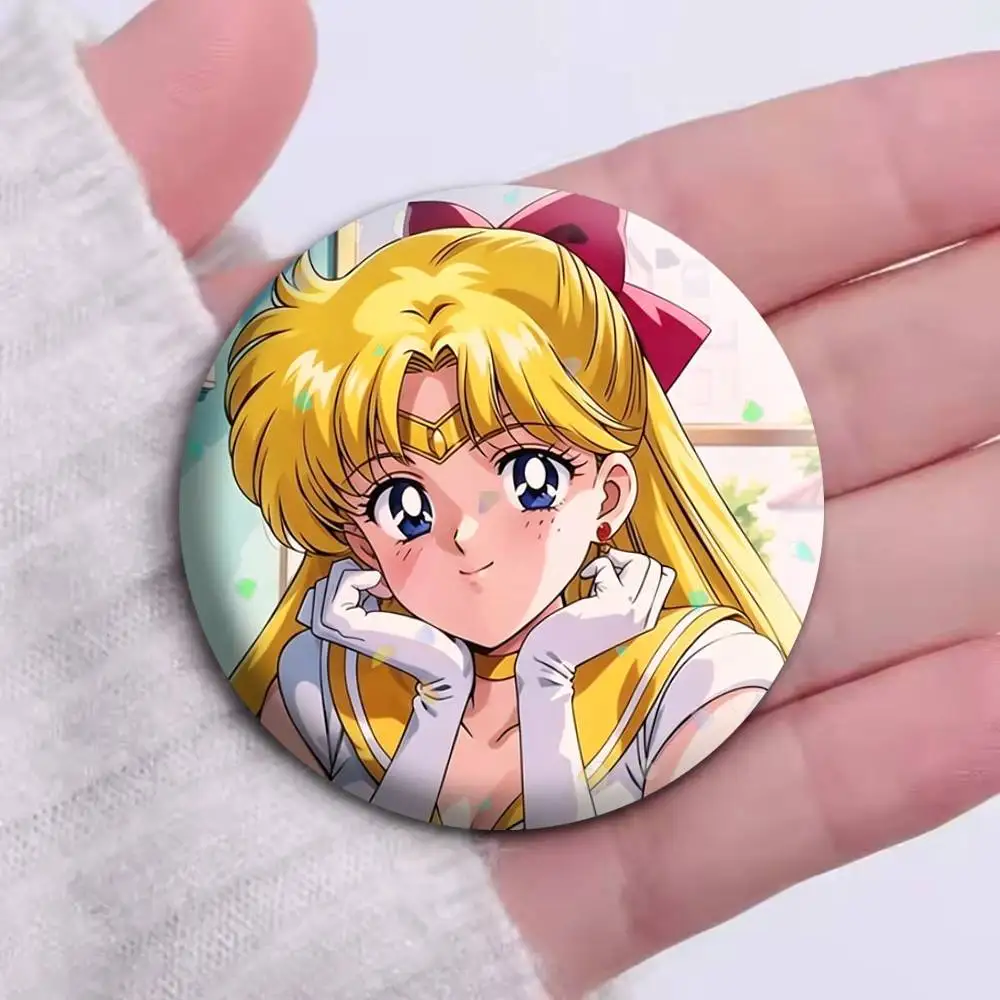 Значки M-Minako A-Aino S-Sailor V-Venus: креативные жестяные значки-пуговицы, броши для одежды и рюкзаков (art.: 3920db9784347) - 3920db9784347
