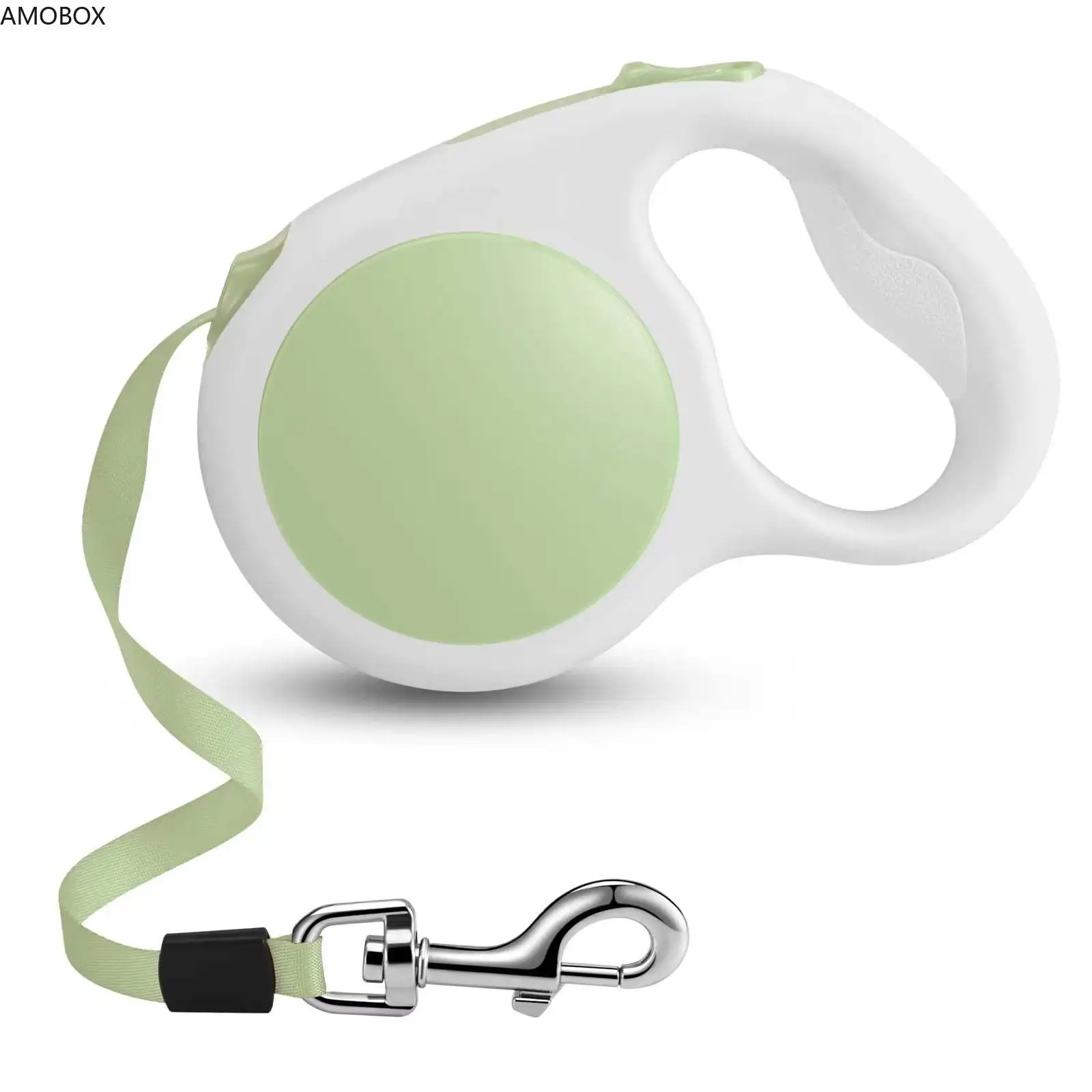 AMOBOX-Выдвижной поводок для собак 10 футов маленьких и средних кошек однокнопочный