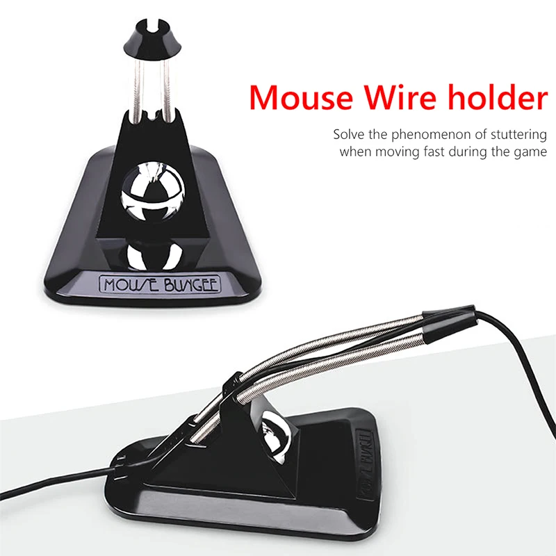 

Desktop Mouse Wire Fixed Holder Computer PC Mouse Bungee Cord Clip Wire Line Organizer Mice Cable Clamp for Professional Gamer