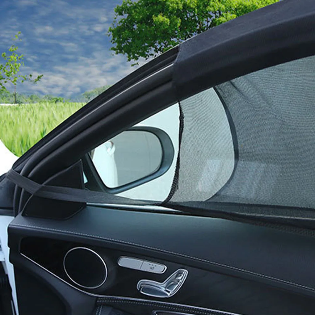 

2pcs Car Styling Accessories Sun Shade Auto UV Protect Curtain Side Window Sunshade Mesh Sun Visor Protection Window Films
