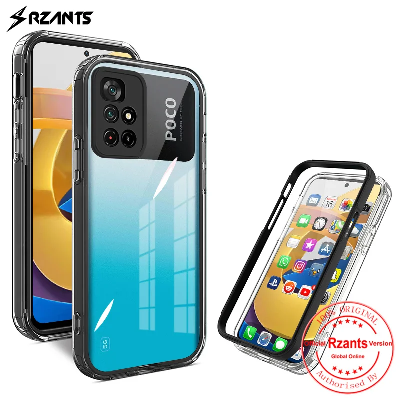 

Rzants For Xiaomi Poco M4 Pro 5G Redmi Note 11T 11 Pro Plus Case Soft [Night elf] Cover TPU Push-pull camera ring Case Clear