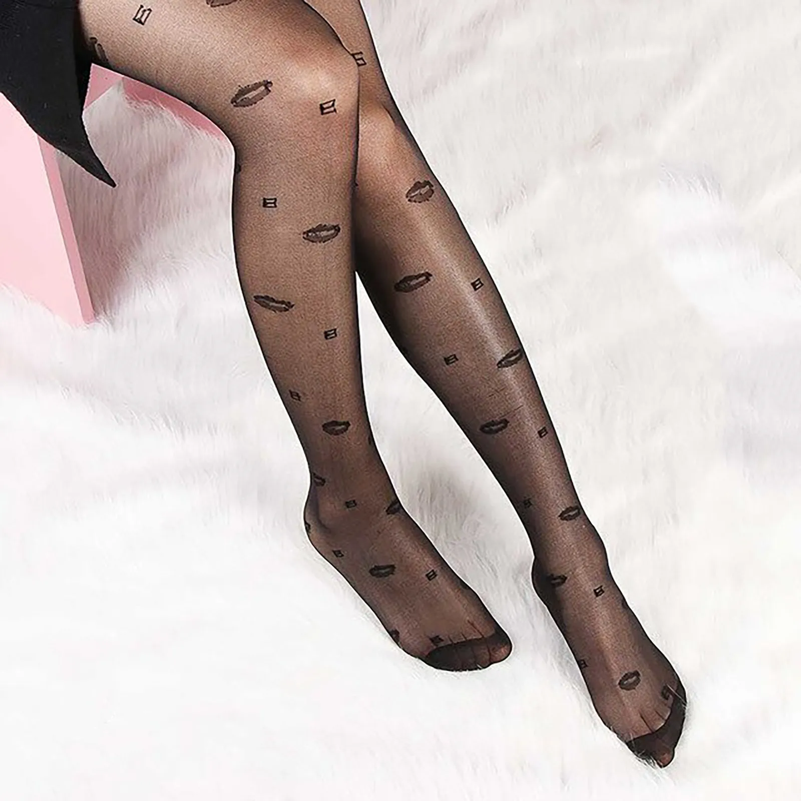 

Dot Point Lace Bowknot Stockings Sexy Womens Body Tight Girl Japanese Style Suspender Knee High Socks Punk Pron Club Party Super