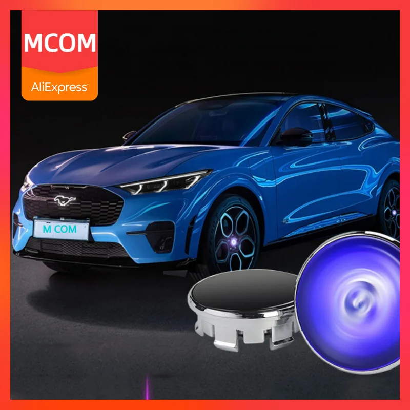

Модифицированный светящийся Магнитный левитационный колпачок Mcom для Ford Mustang Mach-e, декоративный абажур для автомобильных шин, новый продукт