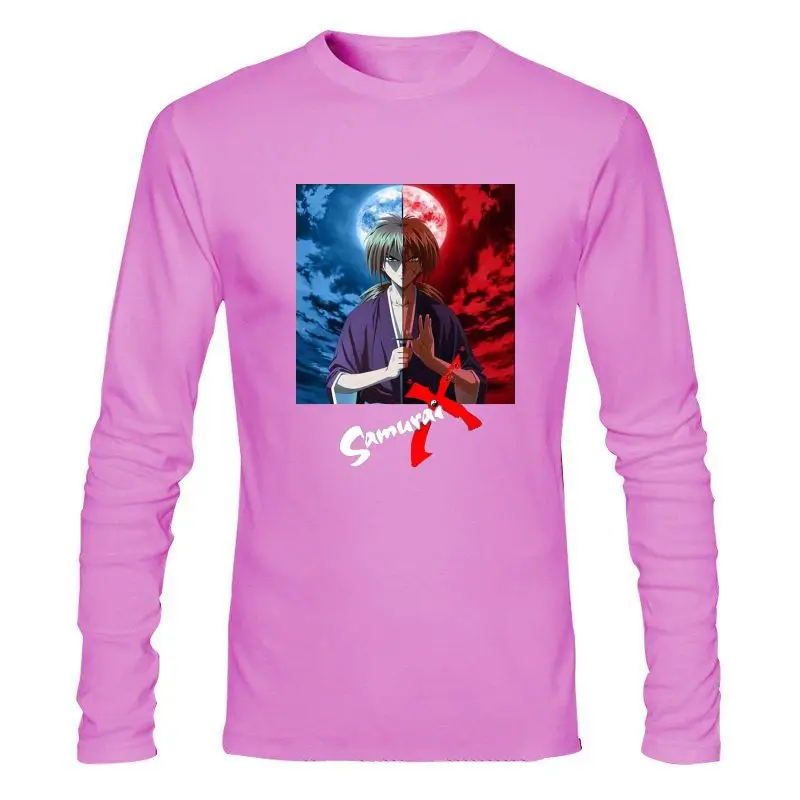 

Мужская одежда, новинка, Мужская футболка, Мягкая Милая простая Стильная черная футболка руруни Кеншин Самурай X 1 для женщин