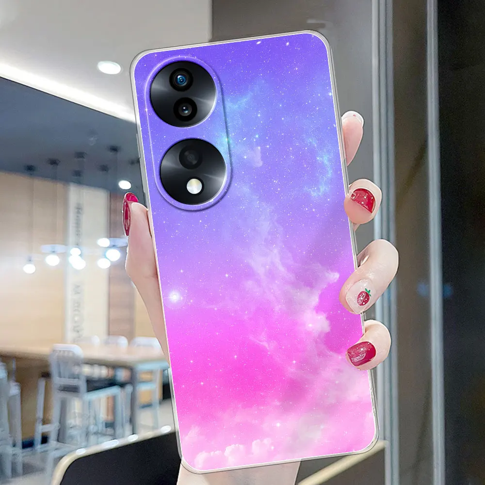 Чехол для Honor X7b X7A чехол телефона RKY-LX1 прозрачный мягкий силиконовый защитный Huawei