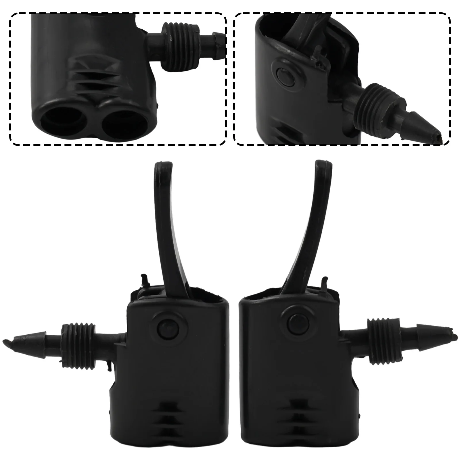 Новинка Набор насадок для насоса 2 шт. Аксессуары велосипеда двойная головка