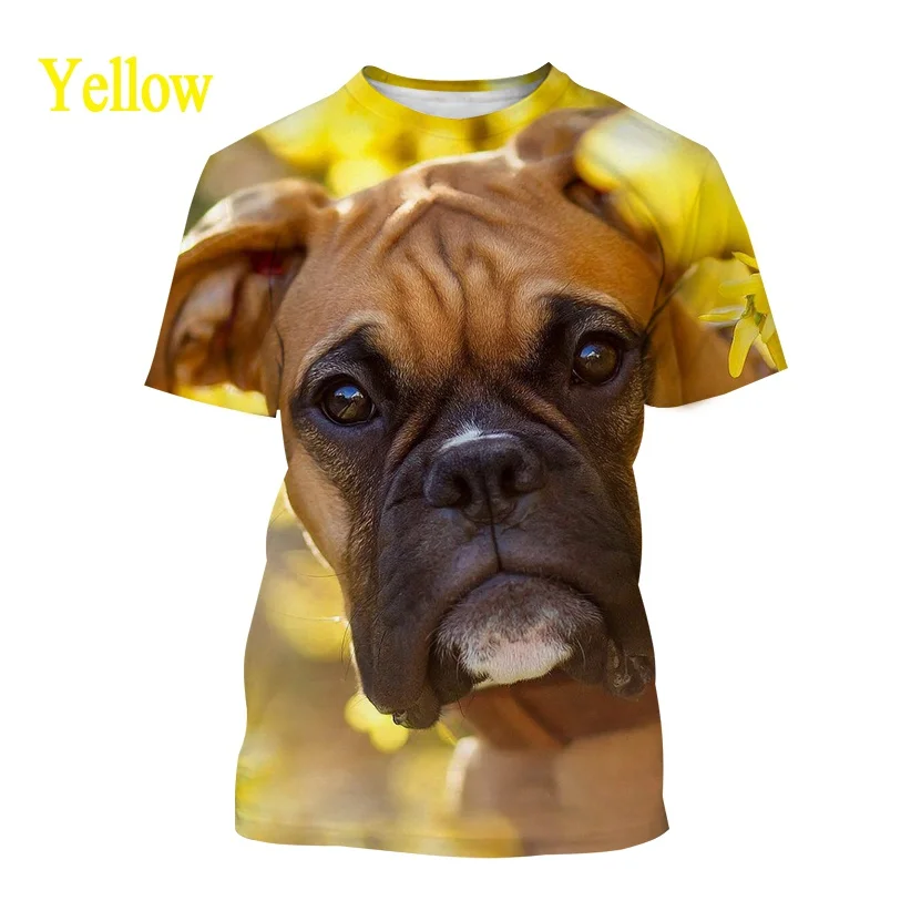 Повседневные футболки с короткими рукавами унисекс 3D Мужские боксерские