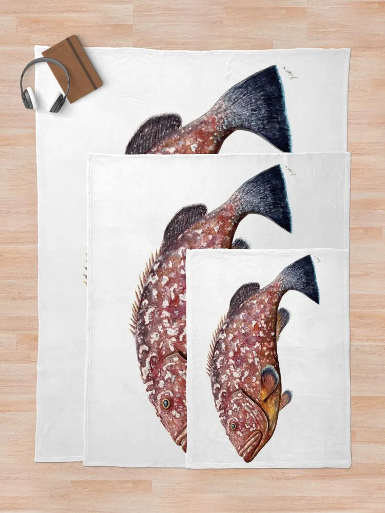 Плед Dusky Grouper или Merou декоративное для малышей одеяла