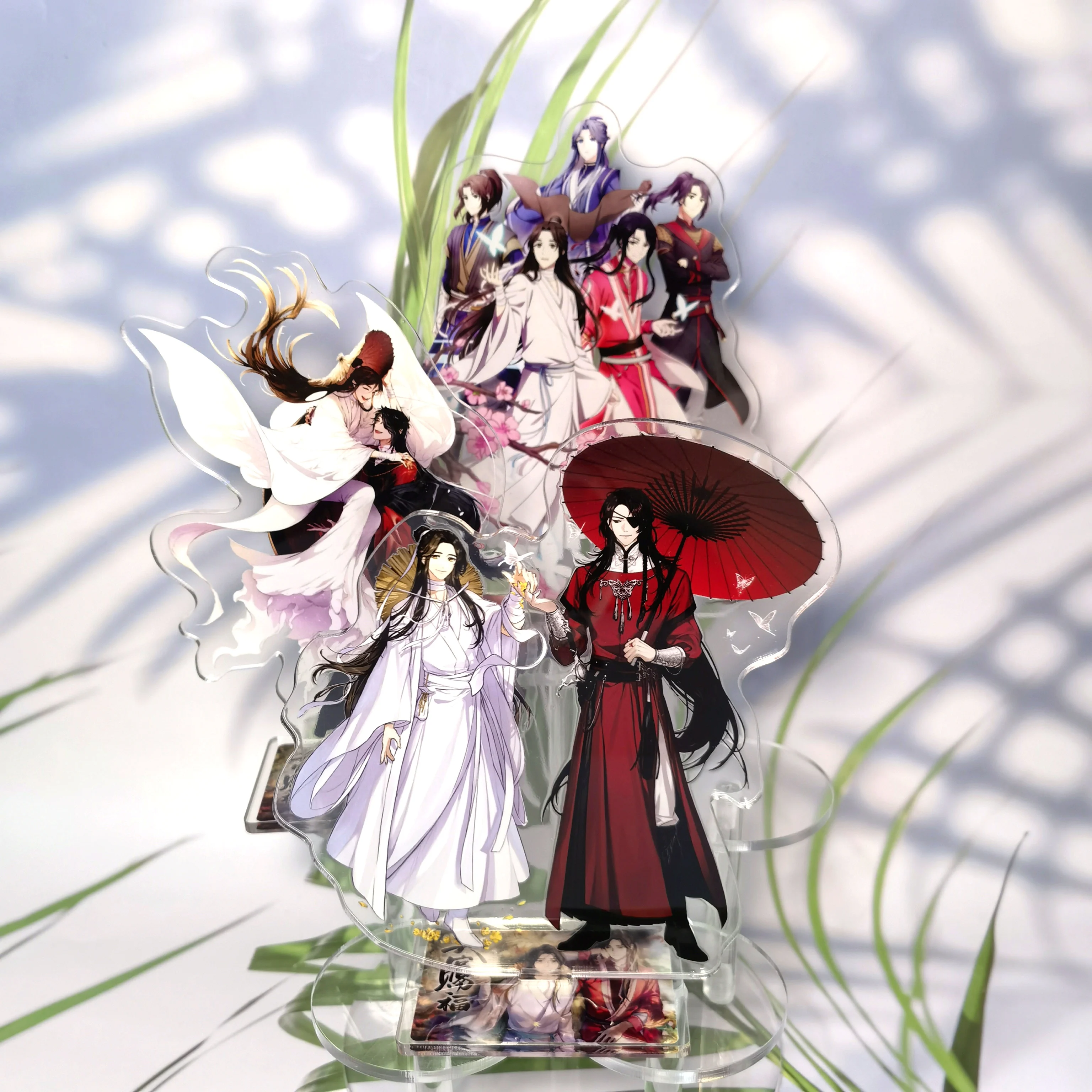 

Anime Heavenly God Blesses The People Tian Guan Ci Fu Xie Lian Hua Cheng Acrylic Stand Model Cartoon Figures Keychain Fans Gifts