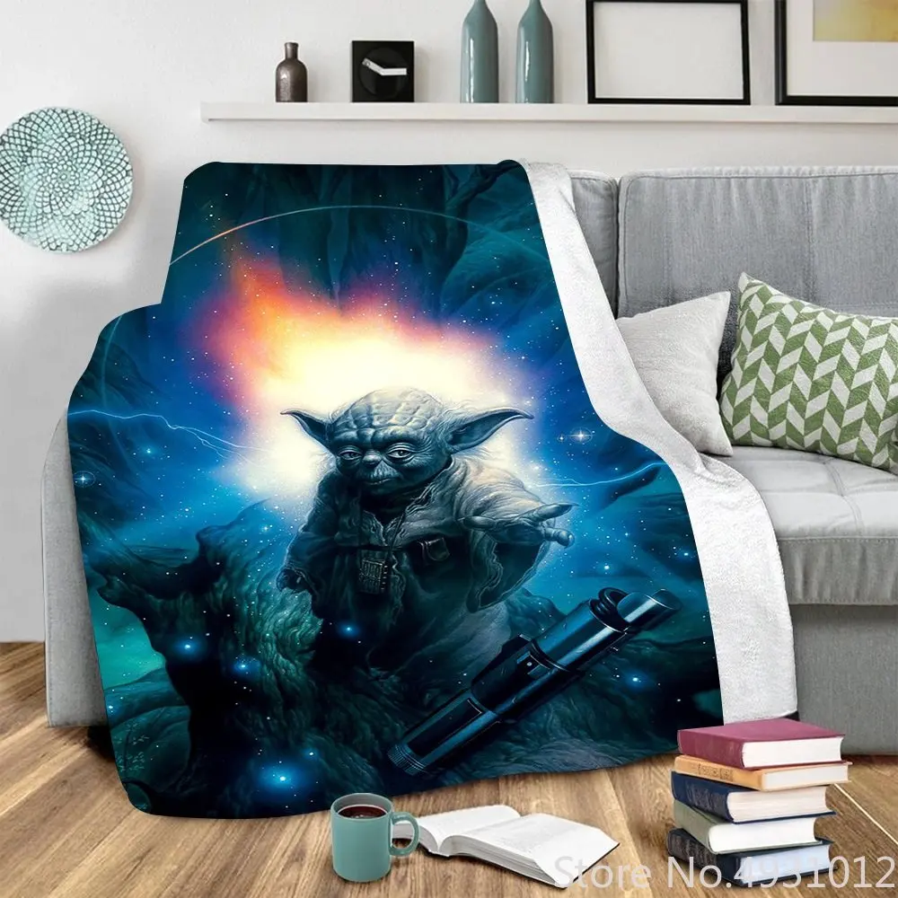 

Disney Star-Wars Baby Yoda Blanket Student Dormitory Children Adult Office Nap Air-conditioned Quilt Throw Sofa Car Bed Cover
