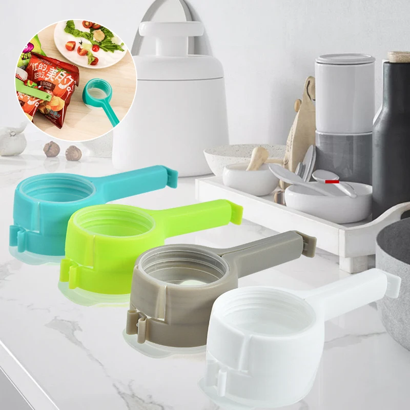 Пластиковый Зажим Для Сумок Закусок Консервация Свежесть Кухонные Гаджеты