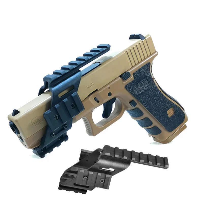 

Tactical Picatinny Sight Rail Mount Quad Rail Picatinny For Glock 17 5.56 Colt 1911 Laser Flashlight Scope Mount