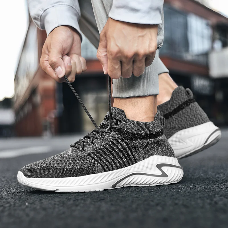 JIEMIAO New Women Sports Running Shoes Fashion Mesh Breathable Men Sneakers Comfortable Couples Casual Walking Shoes