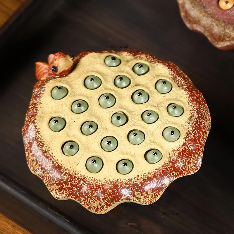 

Ручная керамическая статуэтка золотая рыбка из Исинской глины RI ONIY TEASET