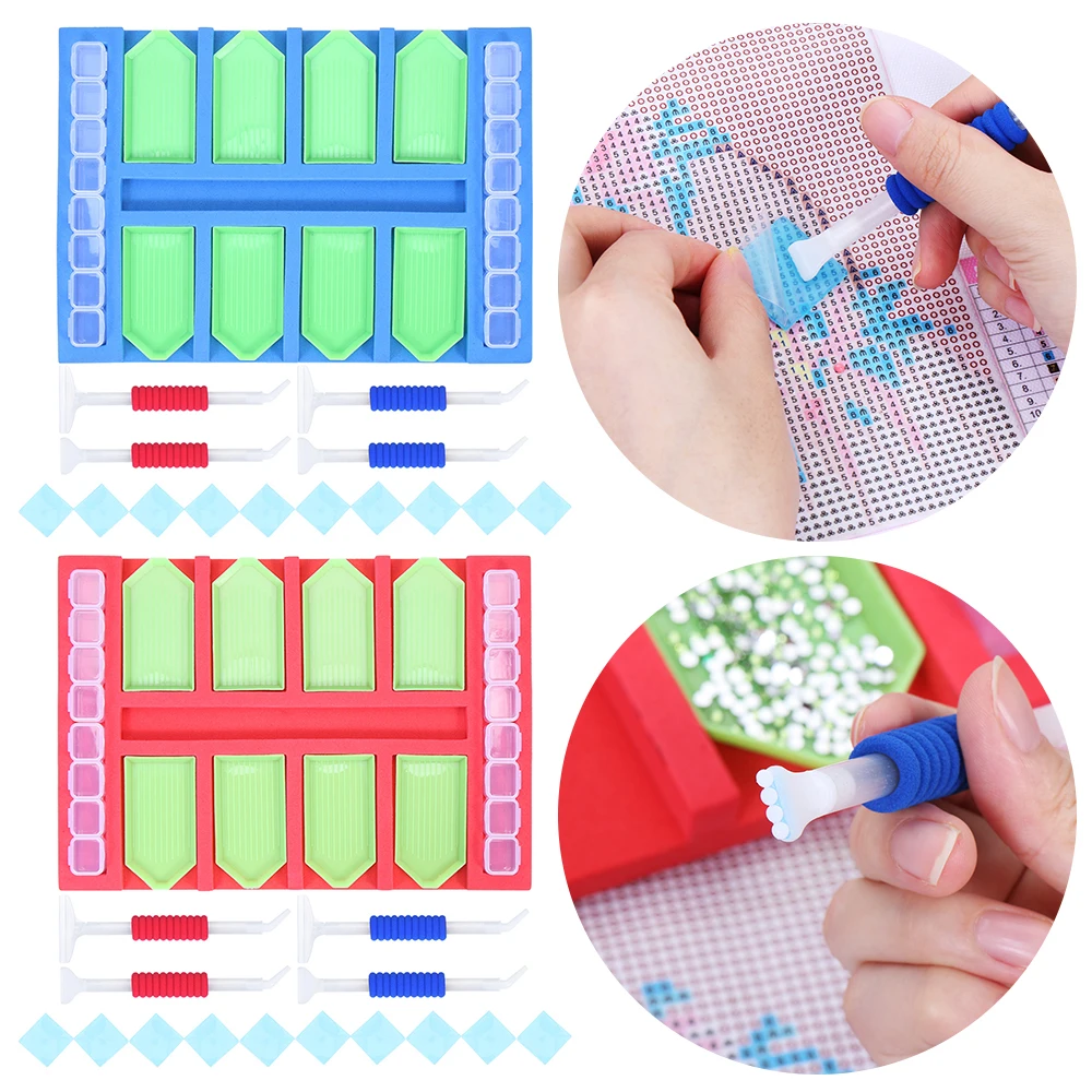 Лоток для алмазной живописи органайзер нескольких лодок контейнер банок Наборы