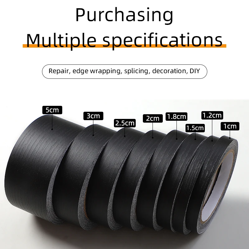 Утолщенная наклейка с имитацией черного дерева красивые края древесины