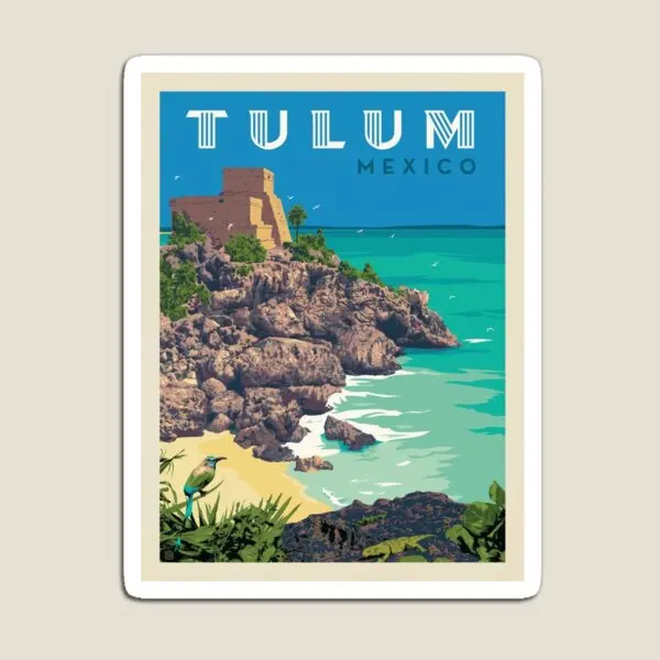 Винтажный магнит в мексиканском стиле детский держатель магнитный Милый