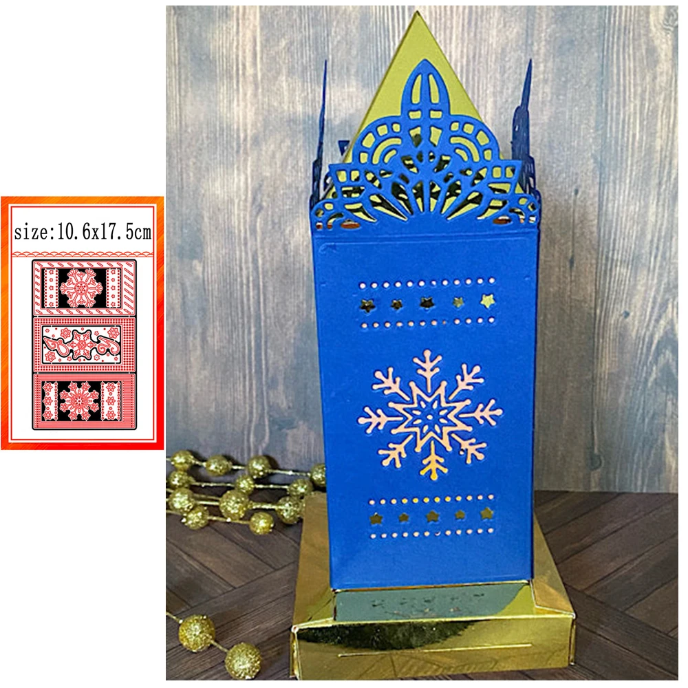 Metal Cutting Dies 2022 New Christmas Pop-up House Scrapbook