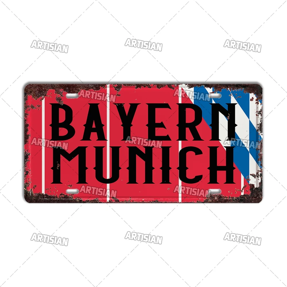 Металлическая вывеска винтаж футбольных клубов