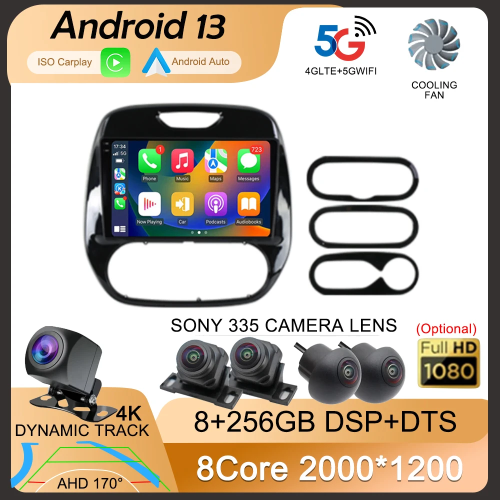 Автомагнитола для Renault Kaptur Captur Clio Samsung QM3 2013 -2016 ...