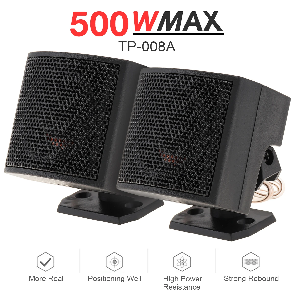 2 adet 500W Mini Dome Tweeter hoparlörler yüksek verimlilik hoparlör ses oto Subwoofer araba ses sistemi için ses hoparlörü