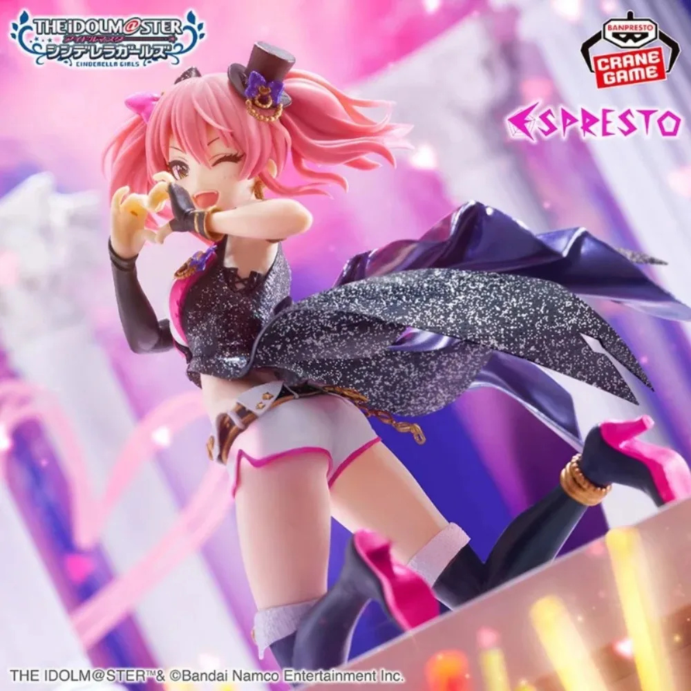 Фото В наличии Bandai оригинальный Banpresto THE IDOLM @ STER Золушка для девочек блестящее платье Mika Jougasaki 17 см модель игрушечные фигурки №3