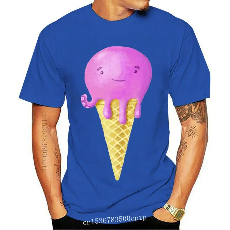 

Nueva camiseta de pulpo helado, animales Fun, ilustrde pulpo