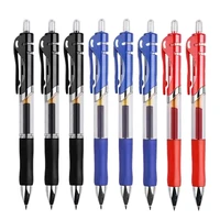 retractable gel pens set blackredblue ink colored gel pen 0 5mm replaceable refills officeschool supplies stationery
