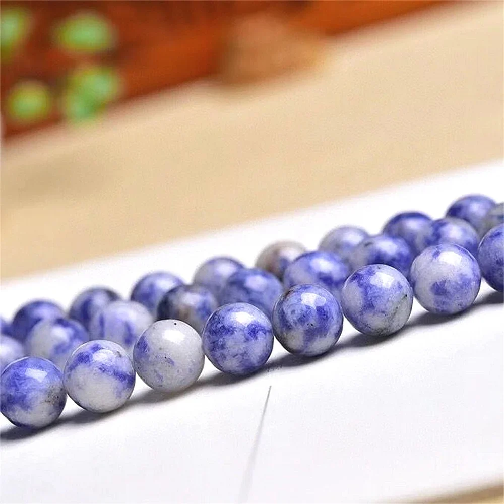 Бусины из натурального камня в форме синего содалита 4-12 мм