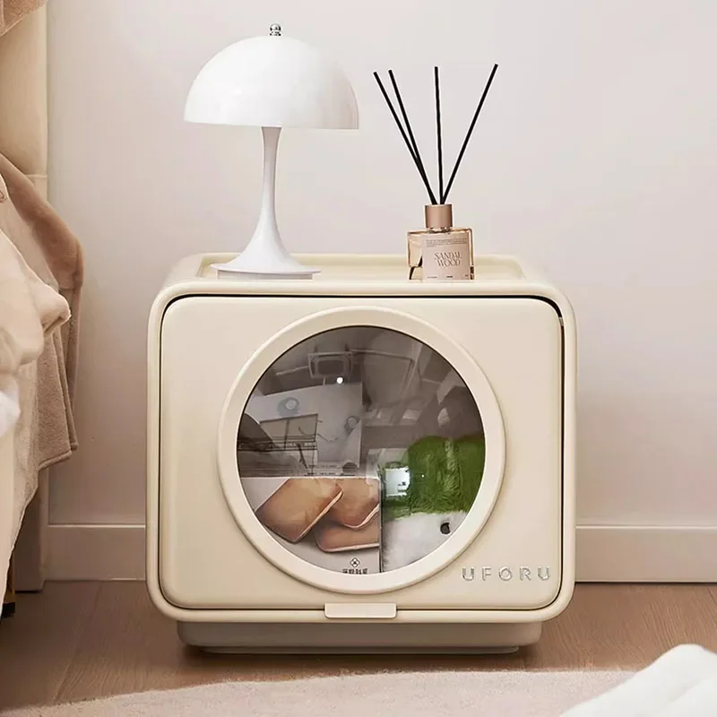 Ночной столик с золотыми ножками прозрачный милый большой мини-натуральный