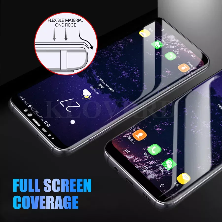 3D Sticker Silicone Full Cover Soft Hydrogel Film For Samsung Galaxy S20 Ultra S8 S9 S10 Plus Note 8 9 S10e Screen Protector