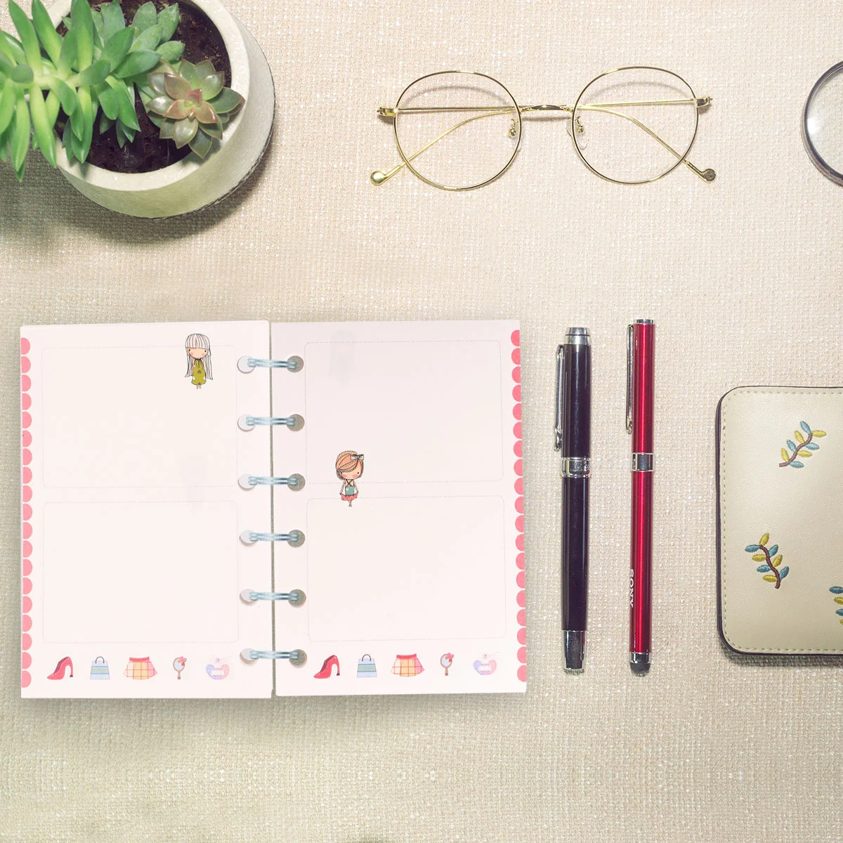 

3 шт., офисные спиральные Блокноты с прямым зерном