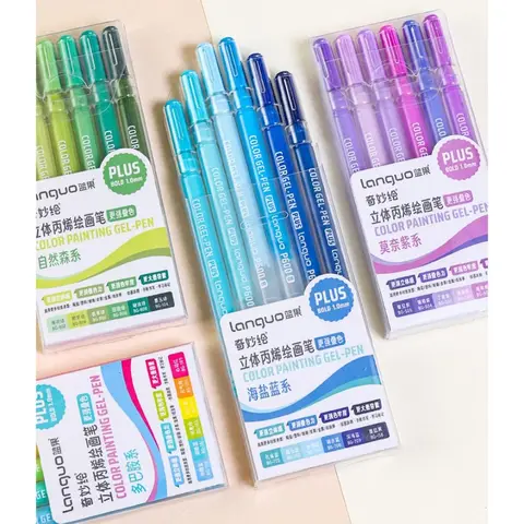 6-цветная акриловая гелевая ручка