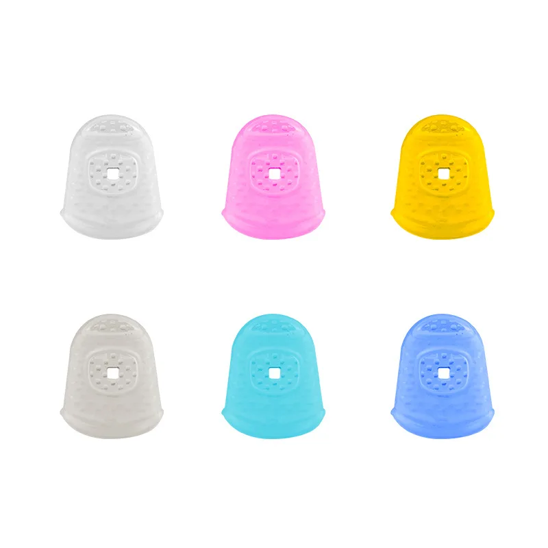 

5pcs/Lot Multifunctional Silicone Thimbles Hollowed Out Breathable Protective Finger Sleeve DIY Crafts Sewing Accessories