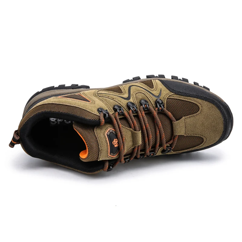 JIEMIAO Hiking Shoes Men Non-slip Wear-resistant Mountain Climbing Shoes Comfortable Walking Sneakers Outdoor Trekking Shoes