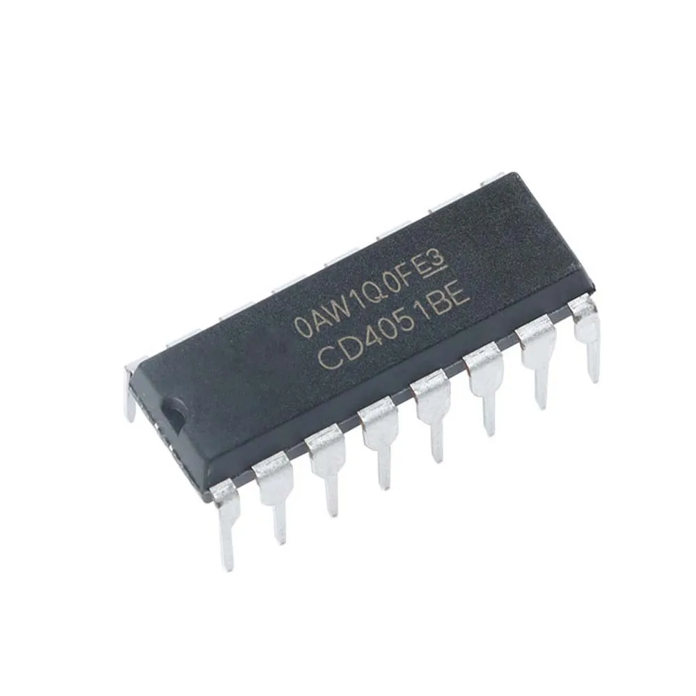 

10PCS CD4051BE DIP16 CD4051 DIP 4051BE DIP-16 new and original IC
