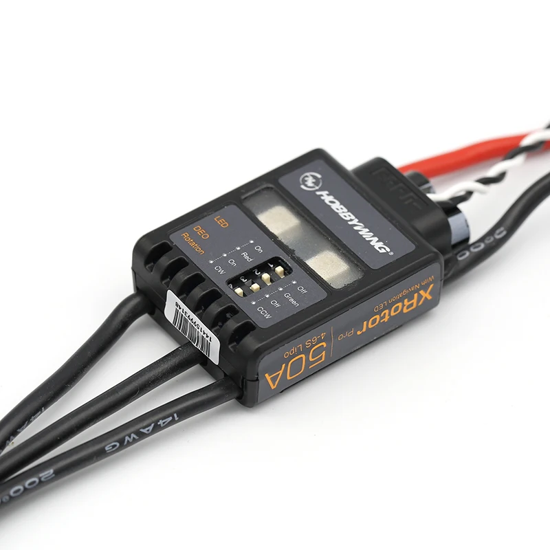 Фото Контроллер скорости Hobbywing XRotor Pro 50A 4-6S, бесщеточный ESC многовинтовой пневматический прибор «сделай сам» для РУ дрона Heli №2