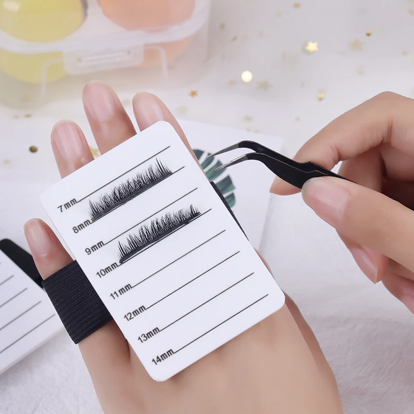 

1PC Acrylic Eyelashes Lashes Display Palette Extensions Pallet Bandage Lash Glue Pad Eyelash Stand Holder Extension Makeup Tools