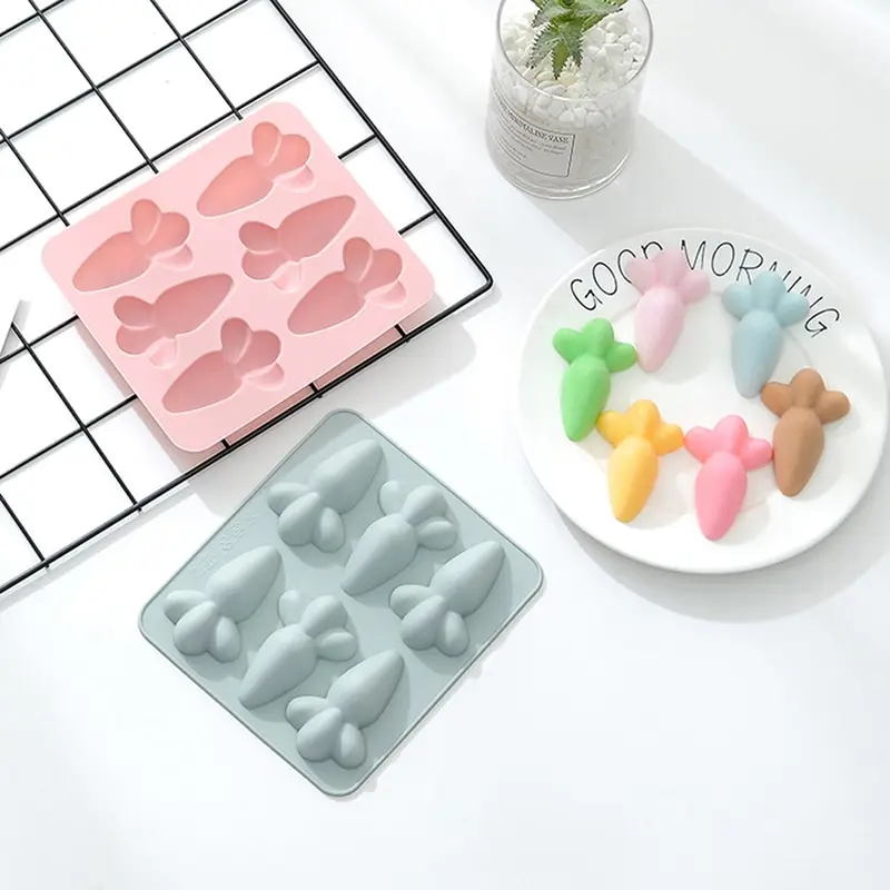 

New Carrot DIY Cake Baking Decoration Chocolate Mold Silicone Mold Baking Tool Moulds